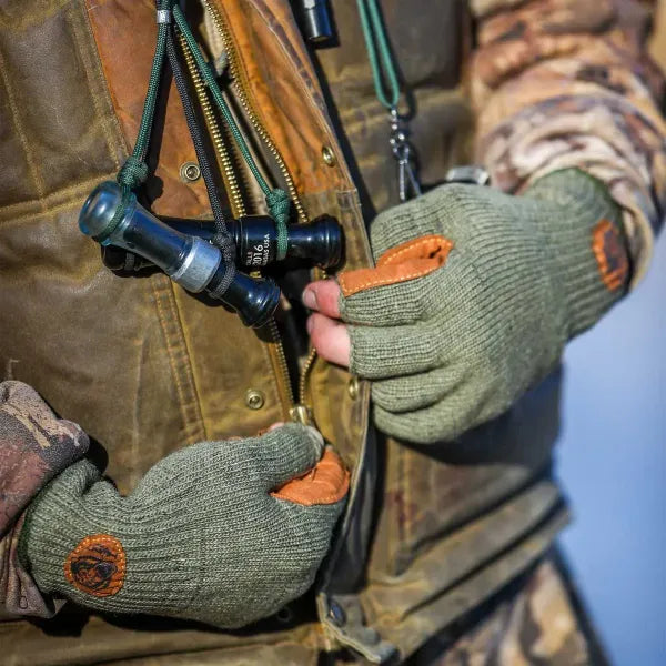 FM30 - Wooly Half Finger Wool Glove