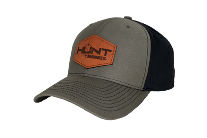 HM802 - Leather Patch Hat     Richardson 112