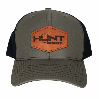 HM802 - Leather Patch Hat     Richardson 112